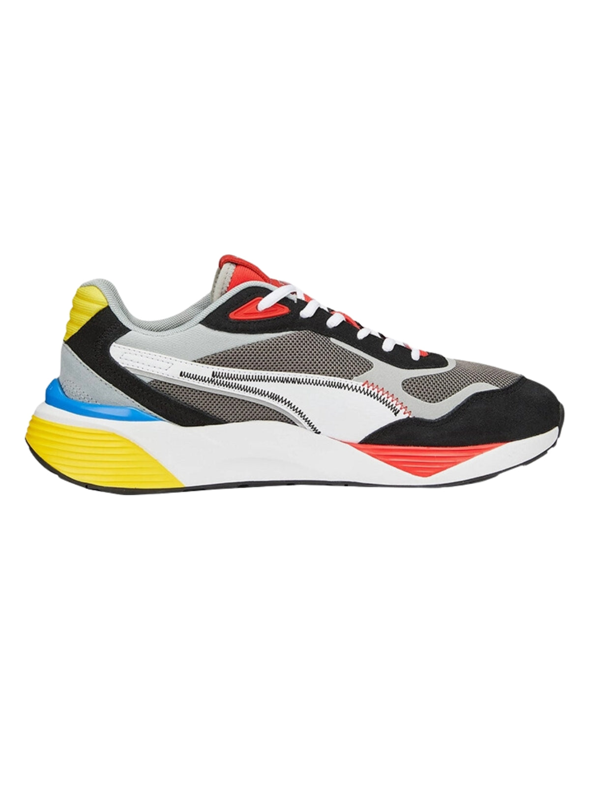 Puma Sneaker Rs-Metric Castlerock Grey-Black-Pink-Yellow